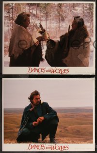 9y1011 DANCES WITH WOLVES 6 LCs 1990 Graham Greene, Kevin Costner & Native American Indians!