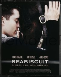 9y0913 SEABISCUIT 10 LCs 2003 horse racing jockey Tobey McGuire & most famous underdog!