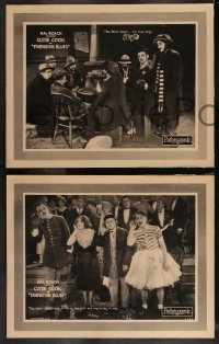 9y1019 STARVATION BLUES 6 LCs 1925 Clyde Cook in drag, Prohibition sleuth, Stan Laurel, Hal Roach!