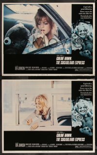 9y0993 SUGARLAND EXPRESS 8 LCs 1974 Steven Spielberg, every cop in the state is after Goldie Hawn!