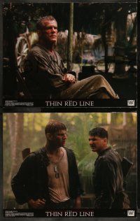 9y0914 THIN RED LINE 10 LCs 1998 Sean Penn, Woody Harrelson & Jim Caviezel in WWII!