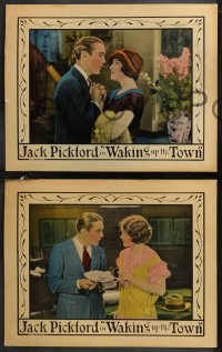 9y1044 WAKING UP THE TOWN 4 LCs 1925 Pickford, Norma Shearer's grandfather thinks world will end!