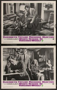 9y1004 WHO'S AFRAID OF VIRGINIA WOOLF 8 LCs 1966 Elizabeth Taylor, Richard Burton, Mike Nichols