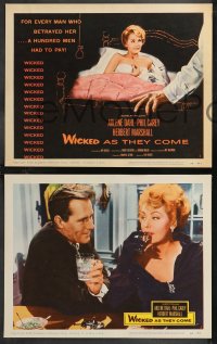 9y1005 WICKED AS THEY COME 8 LCs 1956 for every man who betrayed Arlene Dahl, a hundred paid!