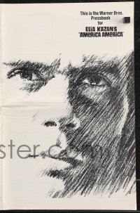 9y0459 AMERICA AMERICA pressbook 1964 Elia Kazan's immigrant biography of his uncle!