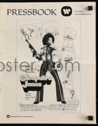 9y0474 CLEOPATRA JONES pressbook 1973 dynamite Tamara Dobson in fur is the hottest super agent ever!
