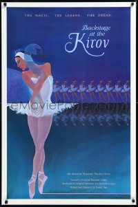 9z1228 BACKSTAGE AT THE KIROV 1sh 1984 Derek Hart, St. Petersburg, great Mayeda ballet dancing art!