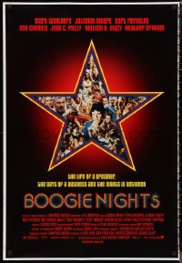 9z1246 BOOGIE NIGHTS printer's test 1sh 1997 Burt Reynolds, Julianne Moore, Wahlberg as Dirk Diggler!