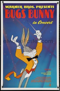 9z1254 BUGS BUNNY IN CONCERT 1sh 1990 great cartoon image of Bugs conducting orchestra!