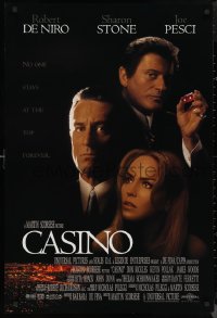 9z1256 CASINO DS 1sh 1995 Martin Scorsese, Robert De Niro & Sharon Stone, Joe Pesci, cast image!