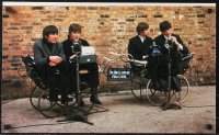 9z0322 BEATLES 15x24 Japanese commercial poster 1980s different Hard Day's Night trailer image!