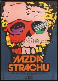 9z0460 SORCERER Czech 11x16 1979 William Friedkin, Wages of Fear, Karel Vaca art of skull!