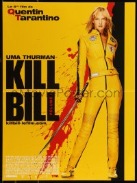 9z0624 KILL BILL: VOL. 1 French 16x21 2003 Quentin Tarantino directed, cool bloody design!