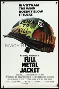 9z1297 FULL METAL JACKET advance 1sh 1987 Stanley Kubrick Vietnam War movie, Philip Castle art!
