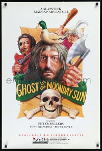 9z0361 GHOST IN THE NOONDAY SUN 24x36 video poster 1985 Peter Sellers, Anthony Franciosa!