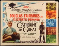 9z0655 CATHERINE THE GREAT 1/2sh R1947 Douglas Fairbanks Jr. in history's spiciest love story!