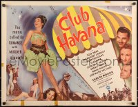 9z0659 CLUB HAVANA 1/2sh 1945 Edgar Ulmer, Tom Neal, sexy Isabelita in green dress, ultra rare!