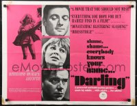 9z0667 DARLING 1/2sh 1965 Julie Christie, Laurence Harvey, Dirk Bogarde, John Schlesinger