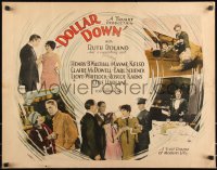 9z0673 DOLLAR DOWN 1/2sh 1925 directed by Tod Browning, Ruth Roland saves her family, ultra rare!