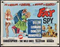 9z0681 FAT SPY 1/2sh 1966 artwork of Phyllis Diller & super sexy Jayne Mansfield, a killer diller!