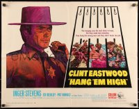 9z0685 HANG 'EM HIGH 1/2sh 1968 Clint Eastwood, they hung the wrong man & didn't finish the job!