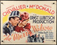9z0707 MERRY WIDOW 1/2sh R1962 Maurice Chevalier, Jeanette MacDonald, Ernst Lubitsch!