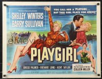 9z0720 PLAYGIRL style B 1/2sh 1954 Barry Sullivan, sexy Shelley Winters plays for keeps, ultra rare!