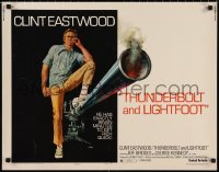9z0744 THUNDERBOLT & LIGHTFOOT style C 1/2sh 1974 artwork of Clint Eastwood with HUGE gun!