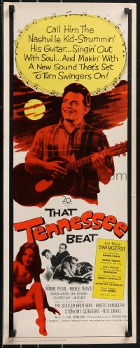 9z0898 THAT TENNESSEE BEAT insert 1966 Merle Travis is the Nashville Kid, country music!