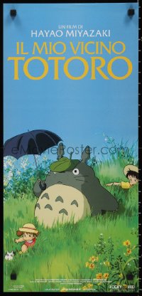 9z0513 MY NEIGHBOR TOTORO Italian locandina 2009 classic Hayao Miyazaki anime cartoon, great image!