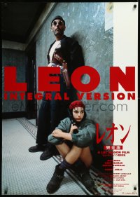 9z1066 LEON Japanese 29x41 R1996 Luc Besson's The Profesional, image of Jean Reno & young Natalie Portman!