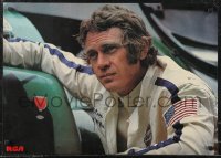 9z1125 LE MANS Japanese 1971 different c/u of race car driver Steve McQueen, tie-in for RCA!