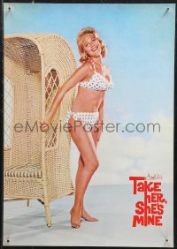 9z1213 TAKE HER, SHE'S MINE Japanese 14x20 press sheet 1964 completely different sexy Sandra Dee!