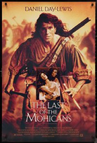 9z1350 LAST OF THE MOHICANS 1sh 1992 Daniel Day Lewis as adopted Native American!