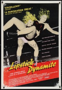 9z1357 LIPSTICK & DYNAMITE advance DS 1sh 2004 Piss & Vinegar: The First Ladies of Wrestling!