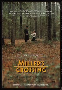 9z1376 MILLER'S CROSSING advance 1sh 1990 Coen Brothers, Gabriel Byrne, John Turturro