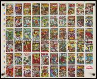 9z0091 MARVEL SUPERHEROES FIRST ISSUE COVERS 2-sided uncut trading cards 1984 many covers!