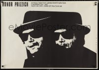 9z0949 PRIZZI'S HONOR Polish 27x38 1986 great different art of Jack Nicholson by Wasilewski!