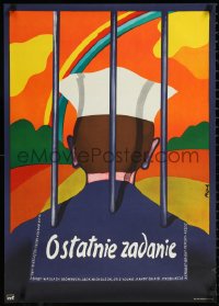 9z0990 LAST DETAIL Polish 23x32 1976 Hal Ashby, Jack Nicholson, Flisak art of sailor behind bars!