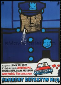 9z1000 McQ Polish 23x33 1975 John Sturges, John Wayne, Jan Mlodozeniec artwork of cop!