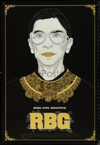 9z1422 RBG DS 1sh 2018 about the life & career of Supreme Court Justice Ruth Bader Ginsburg!