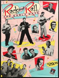 9z0367 ROCK & ROLL: THE EARLY DAYS 18x24 video poster 1984 Fats Domino, Jerry Lee Lewis, Holly!