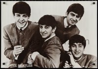 9z0262 BEATLES 20x29 Japanese music poster 1963 George, Paul, Ringo and John, different!