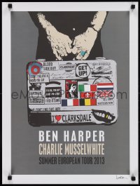 9z0251 BEN HARPER/CHARLIE MUSSELWHITE 19x25 music poster 2013 Summer European Tour!