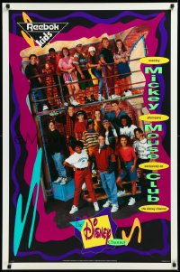 9z0112 DISNEY CHANNEL tv poster 1992 Reebok, Mickey Mouse Club and more!
