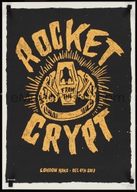 9z0248 ROCKET FROM THE CRYPT signed #73/100 17x23 art print 2013 London Koko, cool coffin artwork!