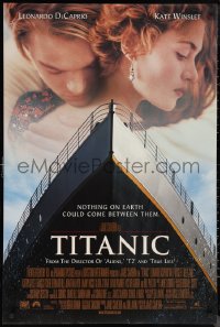 9z1472 TITANIC revised int'l DS 1sh 1997 Leonardo DiCaprio, Kate Winslet, directed by James Cameron!
