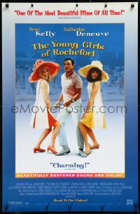 9z0380 YOUNG GIRLS OF ROCHEFORT 26x40 video poster R2003 Jacques Demy & Agnes Varda, Deneuve!