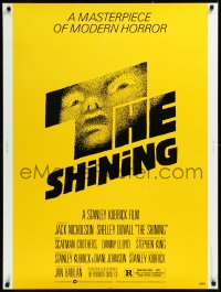 1a2249 SHINING 30x40 1980 Stephen King & Stanley Kubrick, Nicholson, iconic art by Saul Bass!