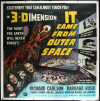 1a0021 IT CAME FROM OUTER SPACE linen 3D 6sh 1953 Ray Bradbury, classic 3-D sci-fi, ultra rare!